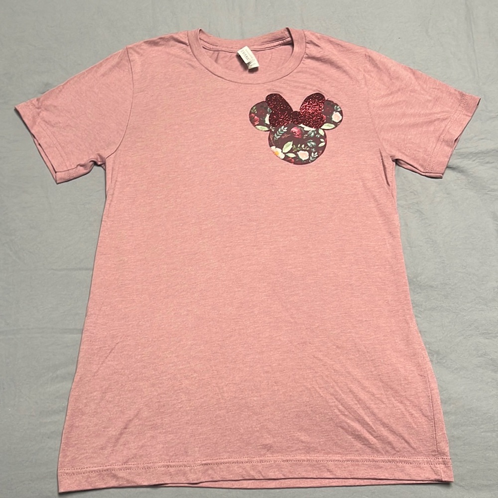 Custom Disney Floral Minnie Shirt